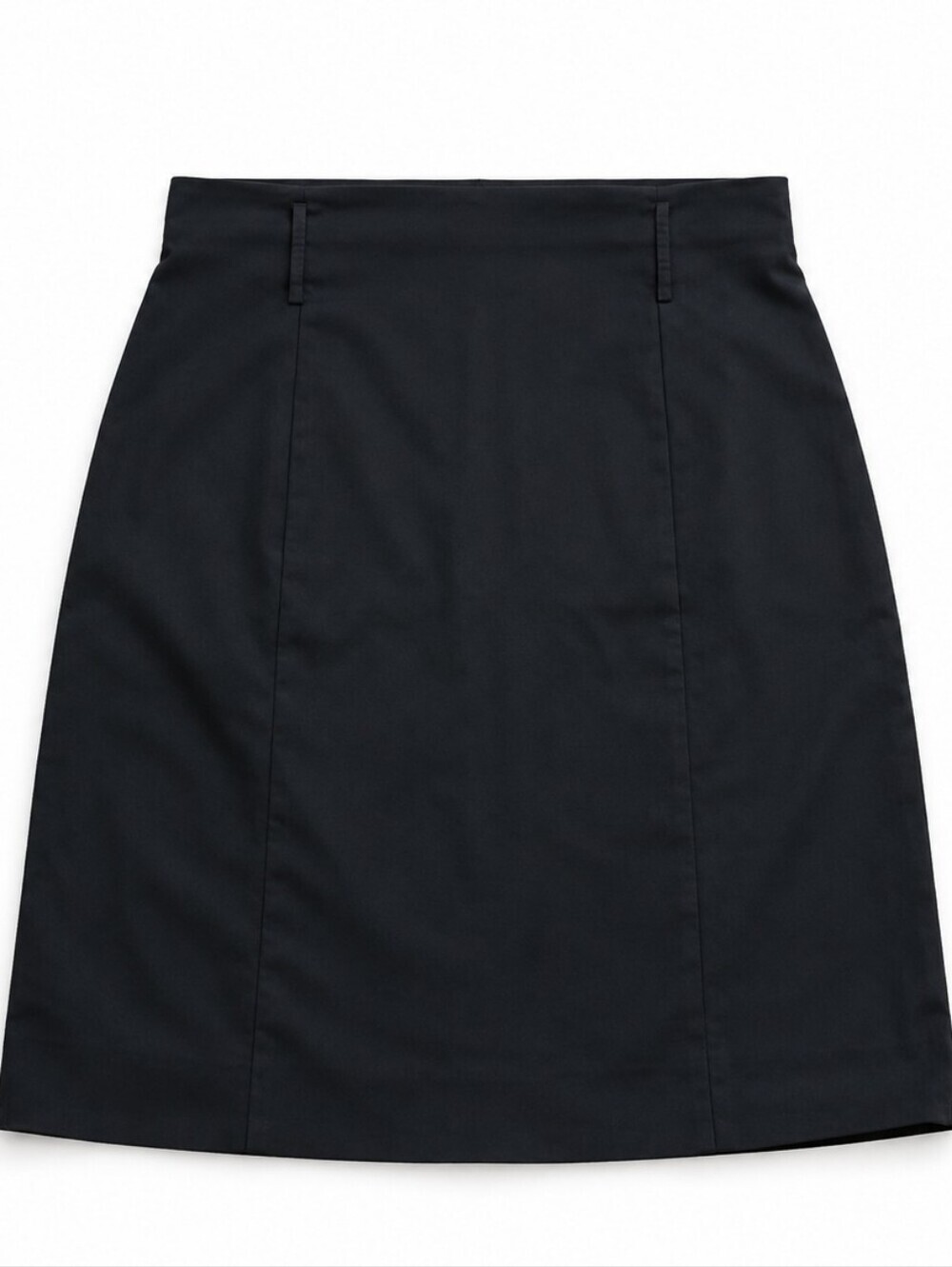 Le Château Black Pencil Skirt 15/16 Office Core Minimalist Workwear Canada Made